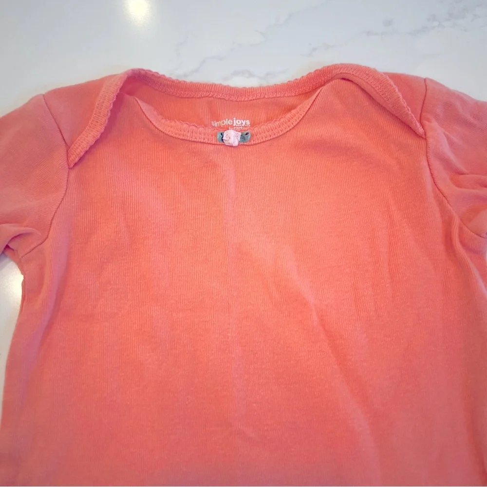 CARTER’S Baby Toddler‎ Girl Bodysuit, Coral, 18m
